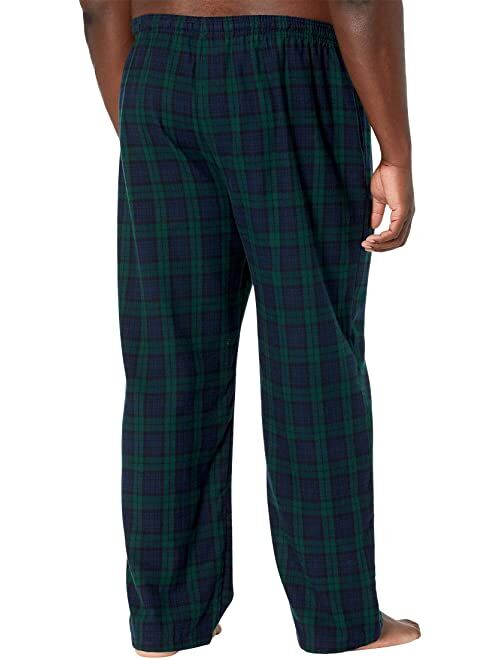 L.L.Bean Scotch Plaid Flannel Sleep Pants Tall