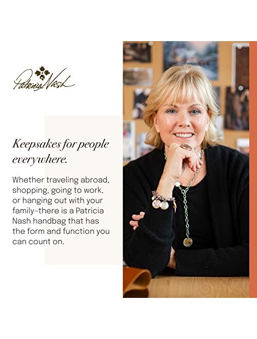 Patricia Nash | Avellino Leather Crossbody Bag | Women's Crossbody Purse | Leather Crossbody