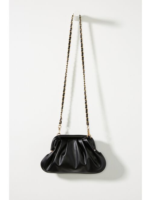 Anthropologie Oona Faux Leather Clutch
