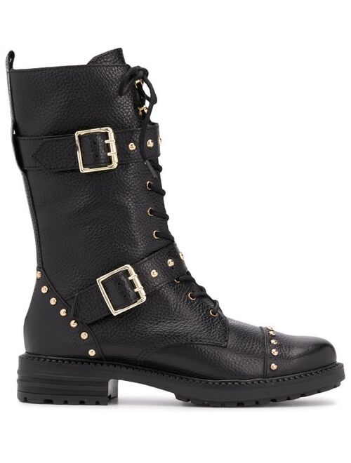 Kurt Geiger London studded biker boots