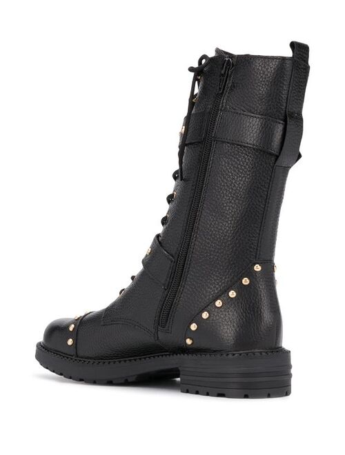 Kurt Geiger London studded biker boots