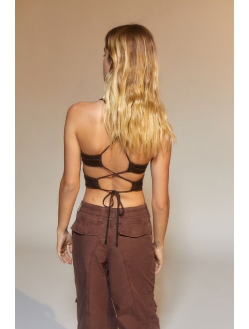 Urban outfitters UO Mariah Sequin Strappy Top