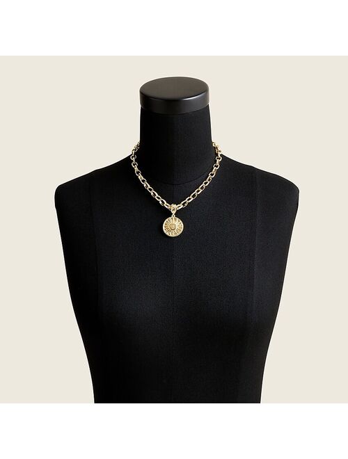 J.Crew Soleil coin chain necklace