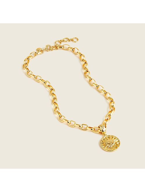 J.Crew Soleil coin chain necklace