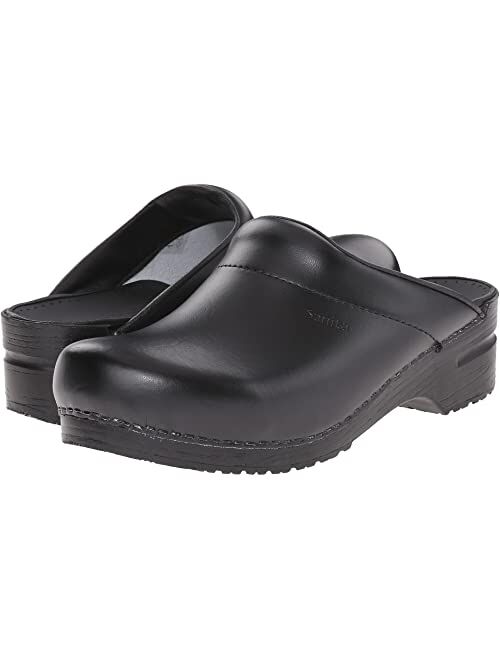 Sanita Original-Karl PU Open Clogs