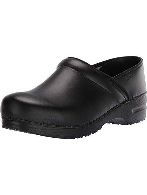 Sanita PU-Coated Leather Professional Clogs for Men - Slip-Resistant, Arch Support, Durable, Closed-Back Slip-On Shoes Mules