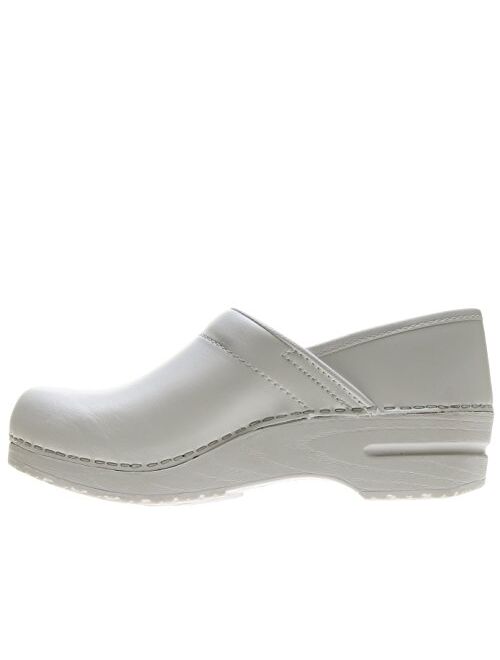 Sanita PU-Coated Leather Professional Clogs for Women - Slip-Resistant, Arch Support, Durable, Closed-Back Slip-On Shoes Mules