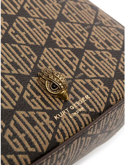 Kurt Geiger London Richmond monogram-print crossbody bag