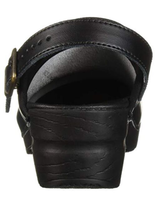 Sanita Ingrid PU Women's Clog in Black