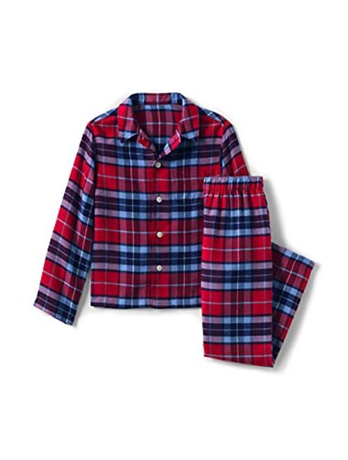 Lands' End Boys Flannel Pajama Set