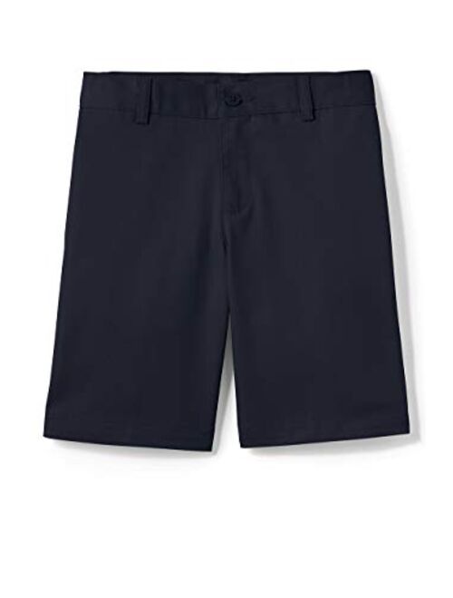 Lands' End School Uniform Boys Plain Front Blend Chino Shorts
