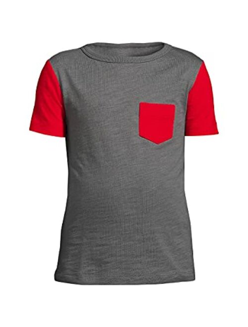 Lands' End Boys Solid Slub T Shirt