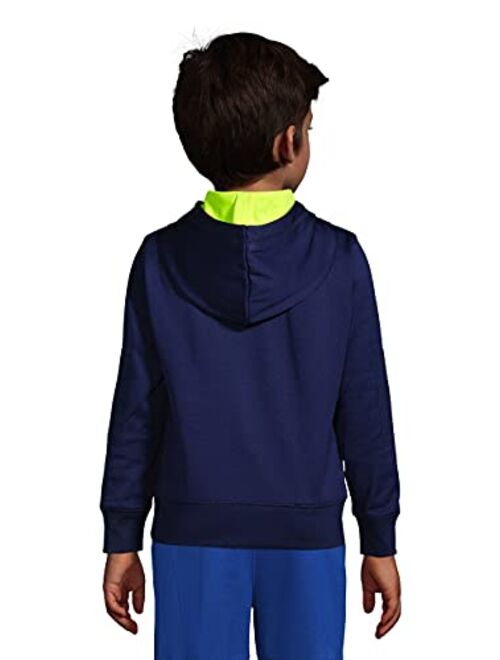 Lands' End Boys Graphic Tricot Pullover Hoodie Sweatshirt