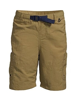 WIYOSHY Boys Camouflage Adjustable Waist Multi Pocket Cargo Shorts Outdoor Wear