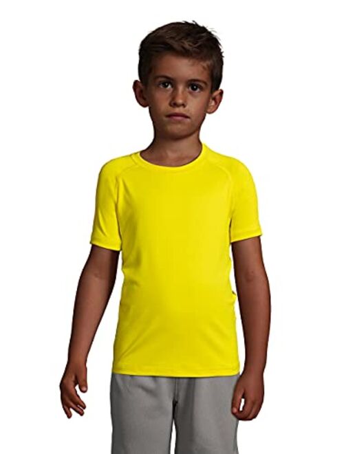 Lands' End School Uniform Boys Short Sleeve Active Gym T-Shirt