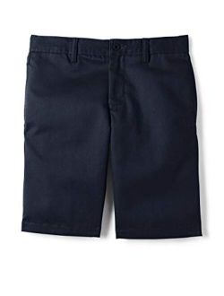 School Uniform Little Boys Slim Plain Front Stain Resistant Wrinkle Resistant Chino Shorts