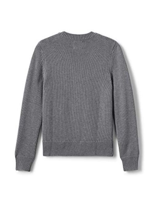 Lands' End School Uniform Boys Cotton Modal Button Front Cardigan Sweater
