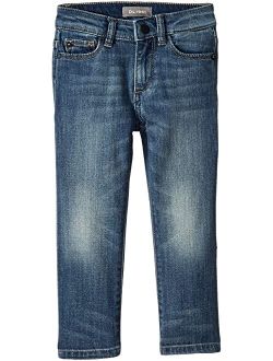 Kids Brady Mid Wash Slim Leg Adjustable Waist Band and Snap Button in Fresh (Toddler/Little Kids/Big Kids)