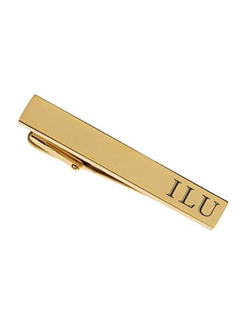 A & L Engraving Personalized Gold Tie Clip Custom Engraved Free - Ships from USA