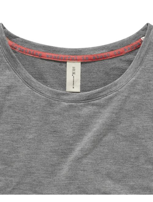 Hue Plus Size Solid Long Sleeve Lounge T-Shirt