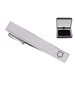 Personalized Silver Stainless Steel Tie Clip for Police Officers Custom Engraved Free - Ships from USA