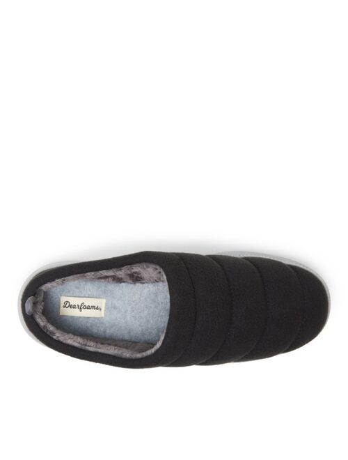 Dearfoams Men's Andre Sport Lounge Clog Slippers With Arch Support