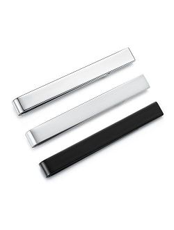 3/6pcs Mens Tie Clip Set Tie Bar - Normal Size Stainless Steel for Business Wedding Gift,5.4cm