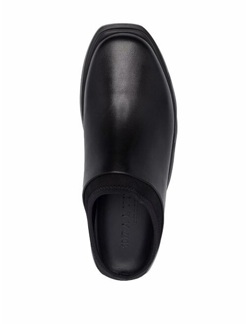 Buy 1017 ALYX 9SM leather clog mule online | Topofstyle