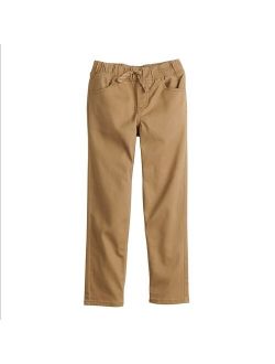Boys 4-12 Jumping Beans 2-Pack Pull-On Twill Pants