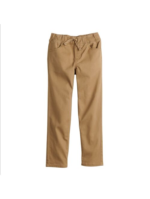 Boys 4-12 Jumping Beans® 2-Pack Pull-On Twill Pants