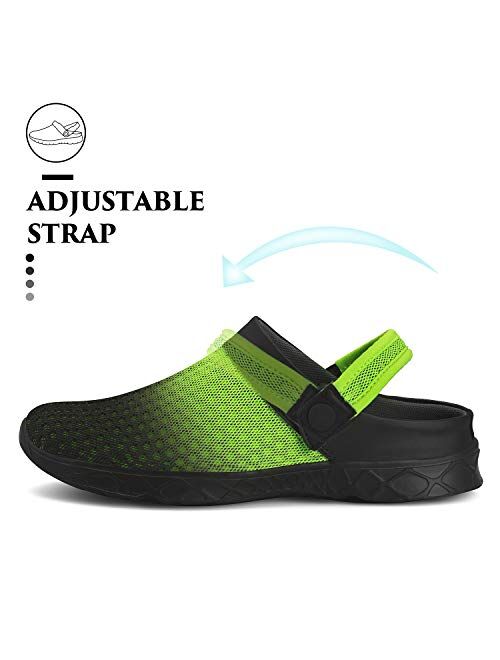 SAGUARO Men's Women's Quick Dry Garden Shoes Lightweight Gardening Clog Shoes Water Sandals for Sports Outdoor Beach Pool Exercise