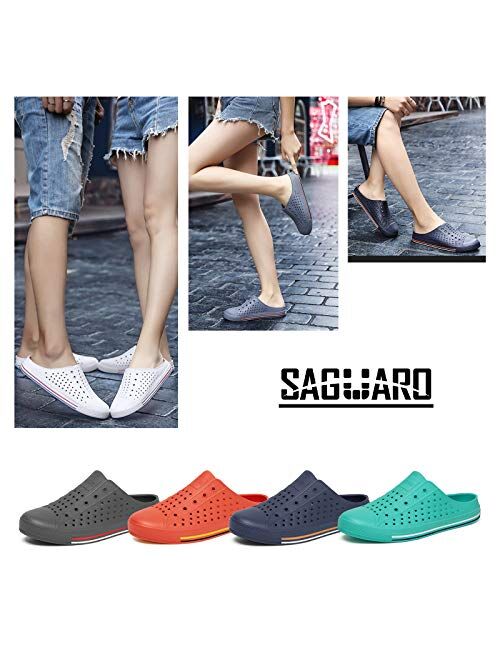 SAGUARO Unisex Garden Clogs Shoes Casual Slippers Womens Mens Quick Drying Sandals Summer Anti-Slip Beach Shoes