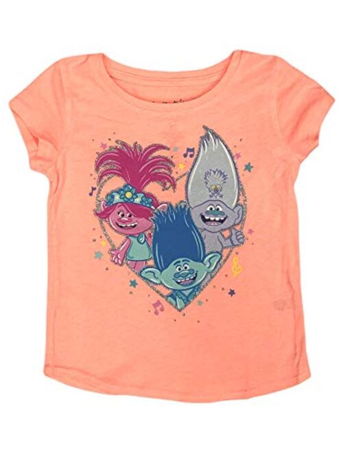 Jumping Beans Toddler Girls Orange Trolls Poppy T-Shirt Tee Shirt