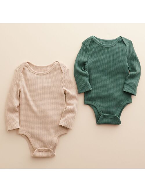 Baby Little Co. by Lauren Conrad 2-Pack Long-Sleeve Bodysuits