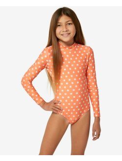 Aster Daisy Long Sleeve Surf Suit (Little Kids/Big Kids)