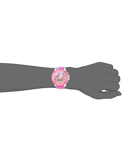 Accutime JoJo Siwa Girls' Quartz Watch with Plastic Strap, Pink, 16.3 (Model: JOJ4006)