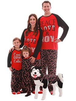#followme Matching Christmas Pajamas for Couples, Dog and Owner