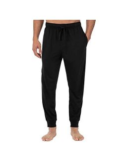 mens Jersey Knit Jogger Sleep Pant (1 and 2 Packs)