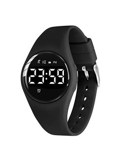 L Lavaredo Kids Fitness Tracker Watch, Digital Activity Tracker Watch for Kids Ages 3-12, Non-Bluetooth, Alarm/Calorie/Pedometer Count Steps Wrist Watch for Kids