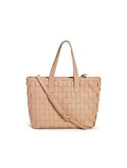 Women's Large Woven Tote Bag