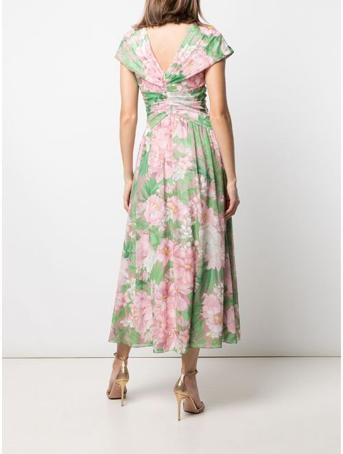 Tadashi Shoji Ausra floral-print dress