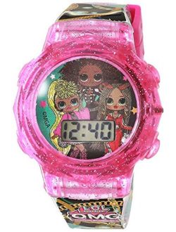 L.O.L. Surprise! LOL Girls' Quartz Watch with Silicone Strap, Multicolor, 13 (Model: LOL4310OMGAZ)