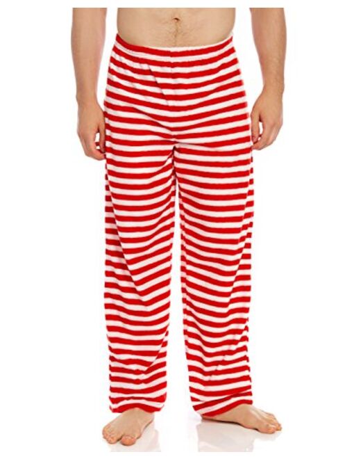 Leveret Men's Pajama Pants Fleece Lounge Sleep Pj Bottoms Christmas Pjs (Size XSmall-XXLarge)
