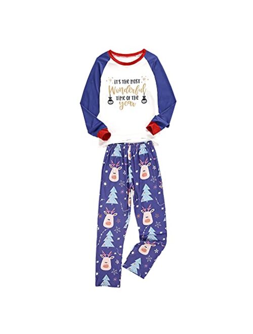 Wephupsho Family Christmas Pjs Matching Sets Baby Christmas Matching Jammies for Adults and Kids Holiday Xmas Sleepwear Set