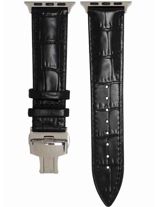 crocodile-embossed Apple Watch strap