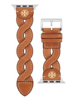 Women's Luggage Braided Leather Band for Apple Watch 38mm/40mm
