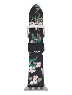 Women's Multicolored Floral Silicone Apple Watch Strap