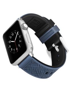 Apple Watch Band Colorpop Silicone Bluestone and Black, 42/44/45mm