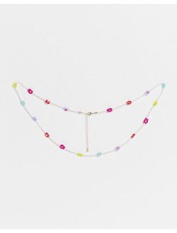 waist beads with daisys