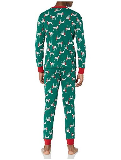 Amazon Essentials Men's Knit Pajama Set